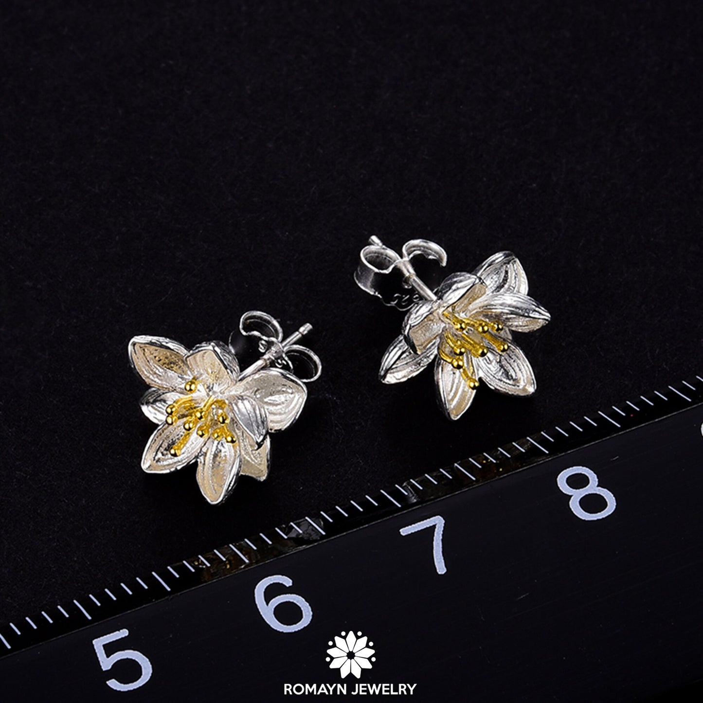 Lotus Flower Earrings