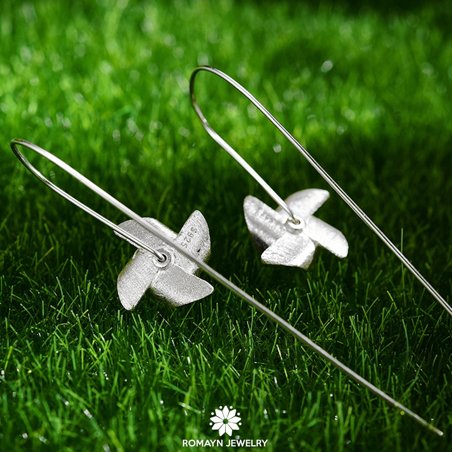 Rotating Windmill Earrings