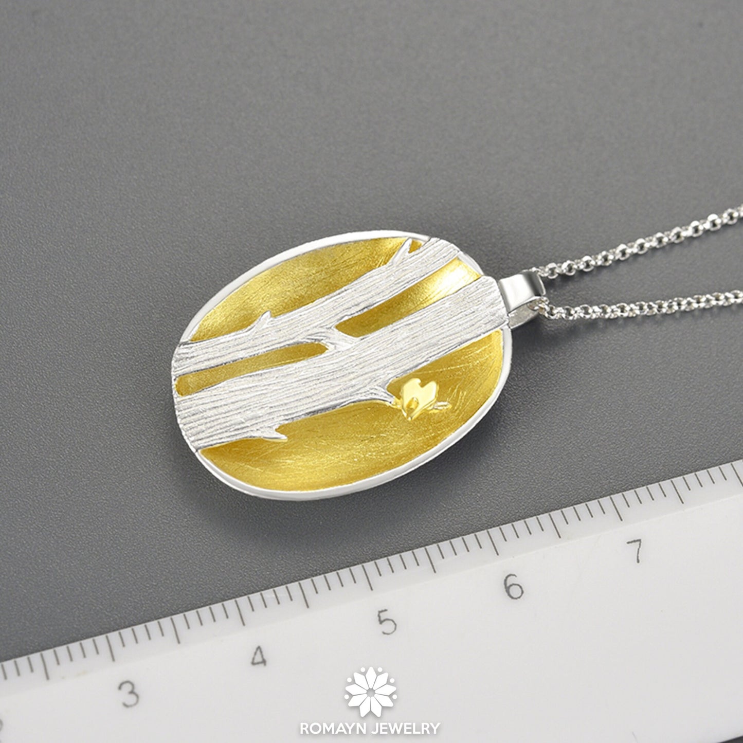 Birds on Branches Necklace