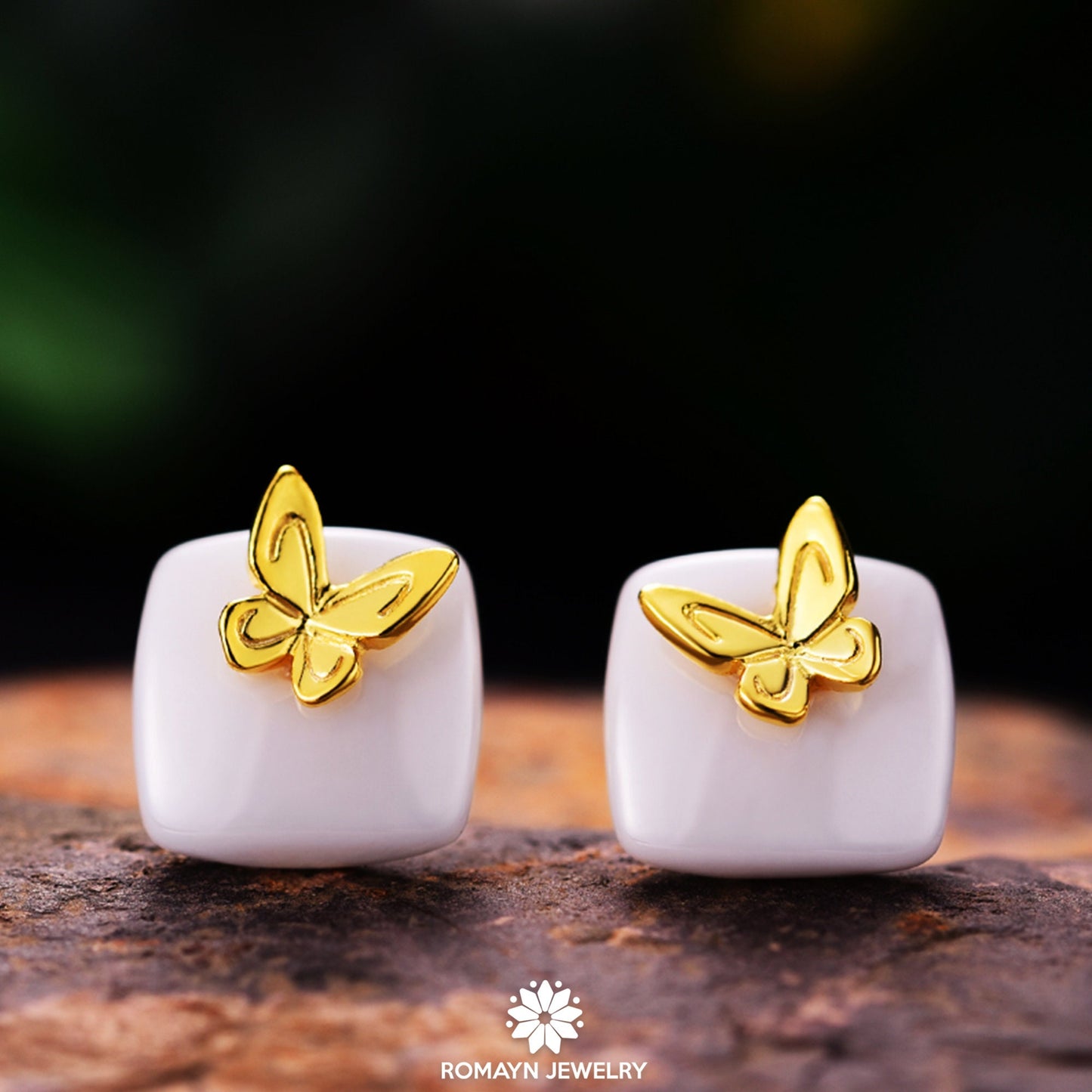 Honey Bee Earrings, Butterfly Earrings