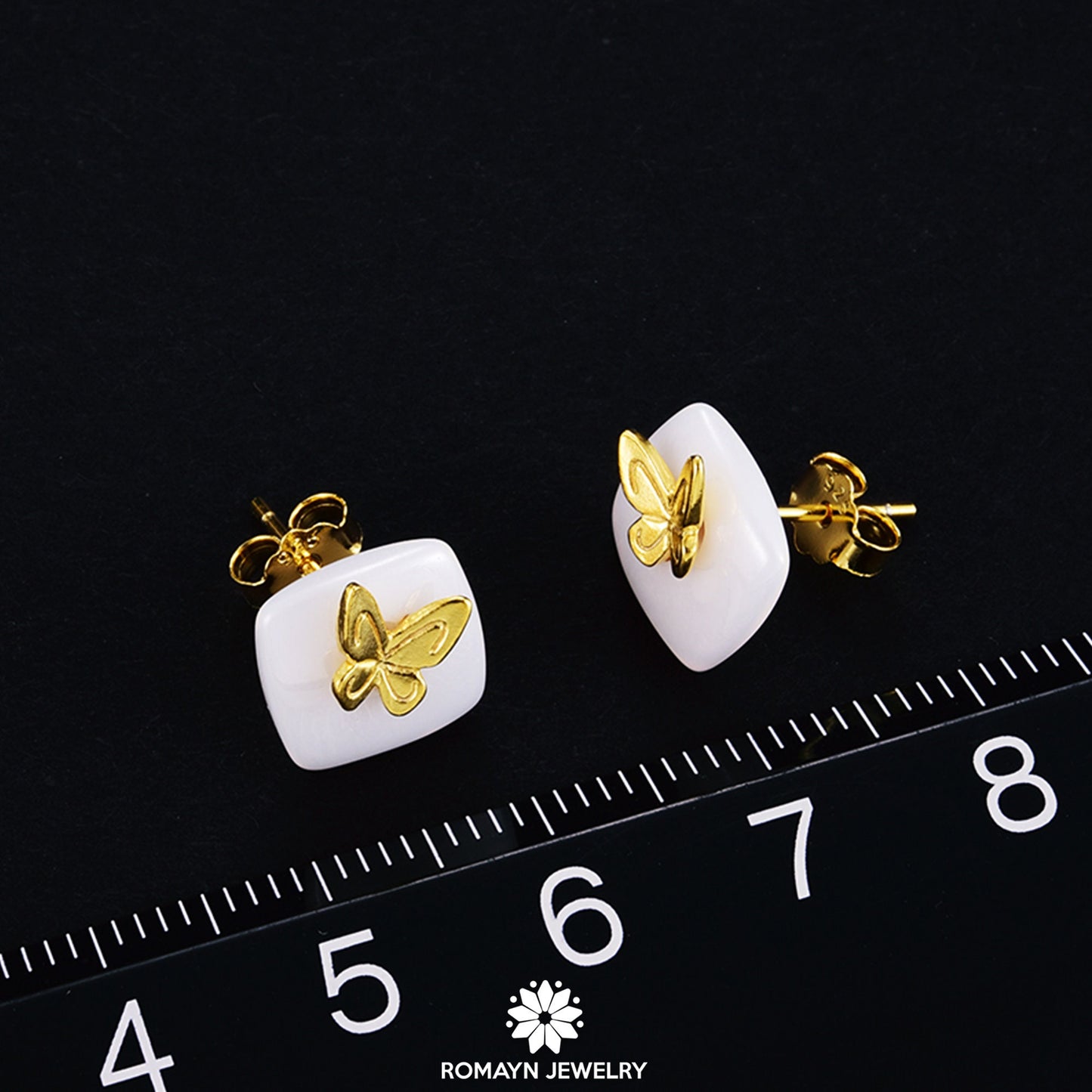 Honey Bee Earrings, Butterfly Earrings