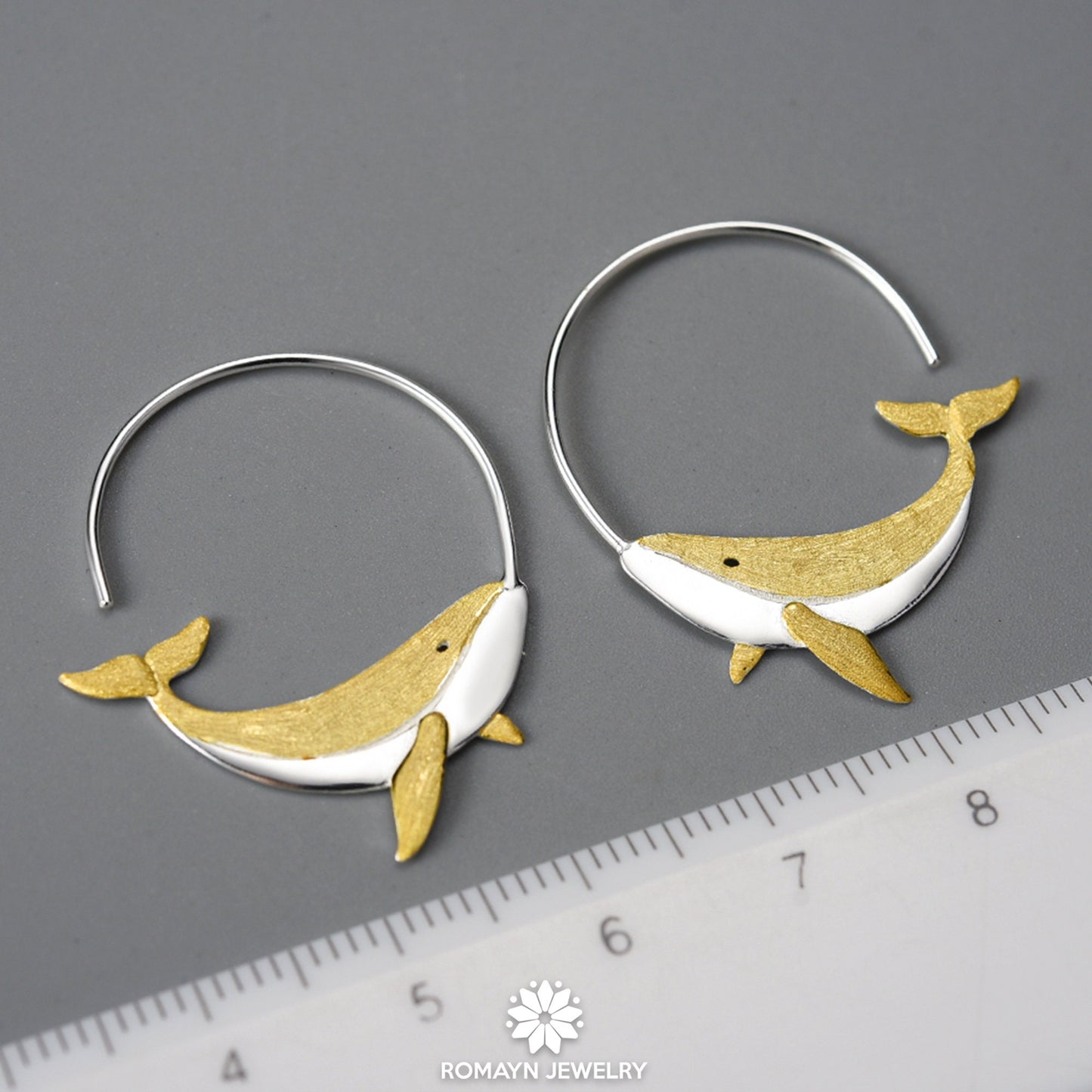 Whale Earrings