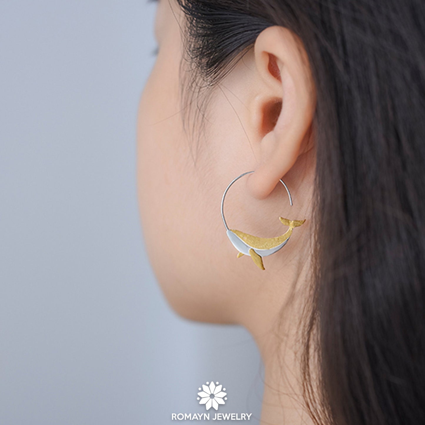 Whale Earrings