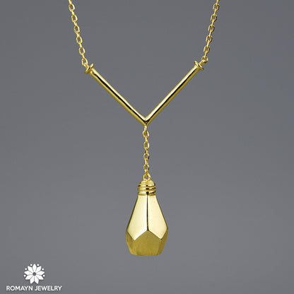 Light Bulb Necklace