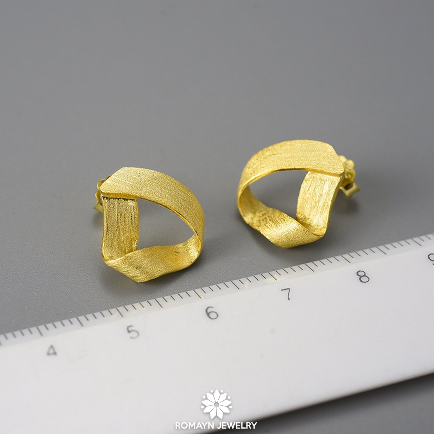 Geometric Triangle Earrings